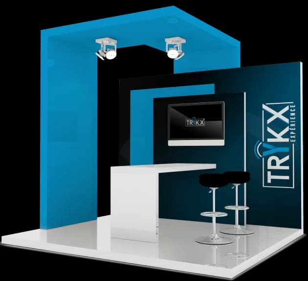 Kiosque promotionnel en 3D
